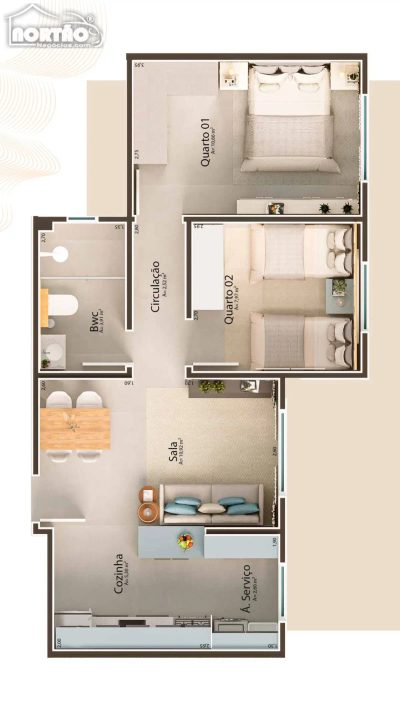 Casa, 3 quartos, 48 m² - Foto 4