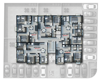Apartamento, 3 quartos, 59 m² - Foto 5