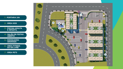 Apartamento, 2 quartos, 54 m² - Foto 2
