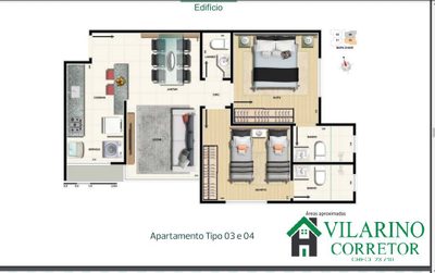 Apartamento, 2 quartos, 62 m² - Foto 5