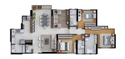 Apartamento, 3 quartos, 153 m² - Foto 4