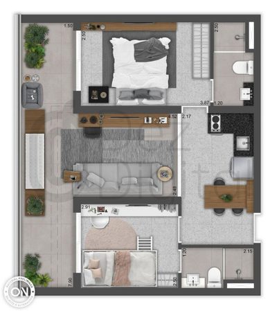 Apartamento, 1 quarto, 23 m² - Foto 3