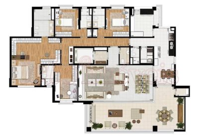 Apartamento, 4 quartos, 250 m² - Foto 2
