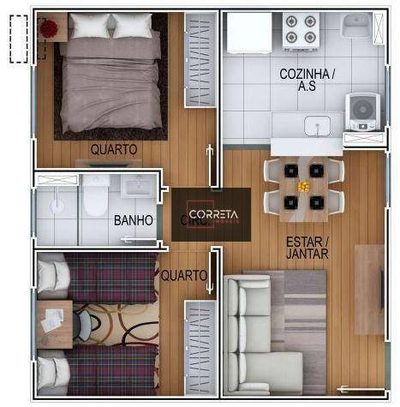Apartamento, 2 quartos, 39 m² - Foto 5