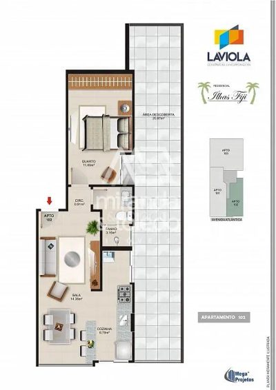 Apartamento, 2 quartos, 10 m² - Foto 5