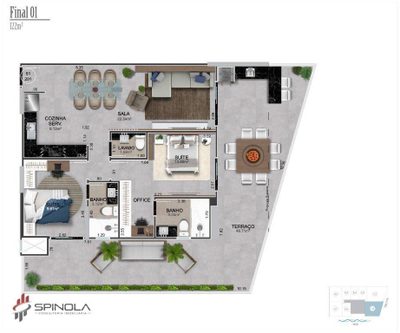 Apartamento, 2 quartos, 97 m² - Foto 2