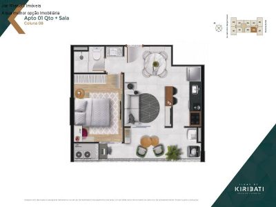 Apartamento, 1 quarto, 39 m² - Foto 3