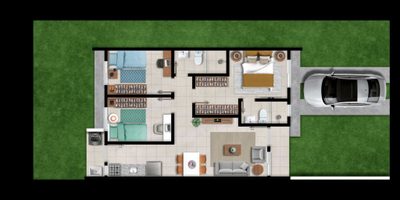 Casa de Condomínio, 2 quartos - Foto 3