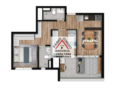 Apartamento, 2 quartos, 58 m² - Foto 2