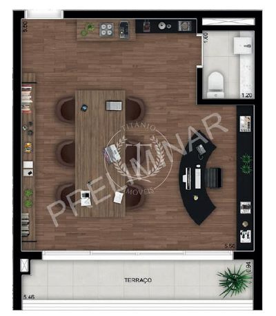 Sala-Conjunto, 41 m² - Foto 3