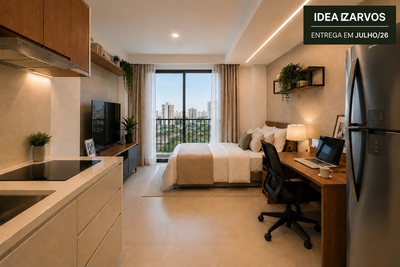 Apartamento, 1 quarto, 27 m² - Foto 1