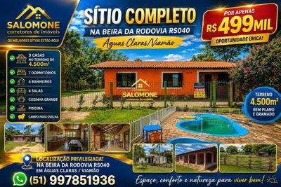 Sítio, 7 quartos, 4500 m² - Foto 1