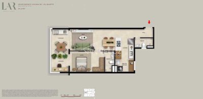 Apartamento, 1 quarto, 70 m² - Foto 3