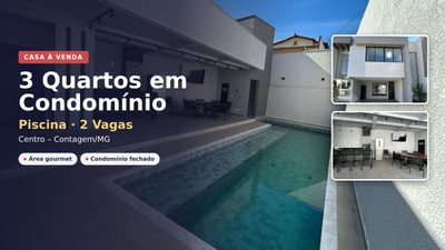 Casa de Condomínio, 3 quartos - Foto 1