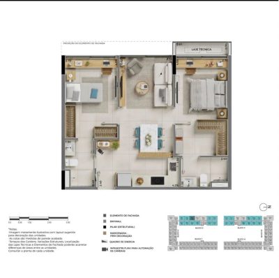 Apartamento, 2 quartos, 61 m² - Foto 4