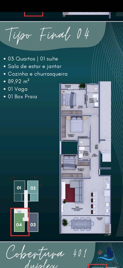 Apartamento, 4 quartos, 116 m² - Foto 5