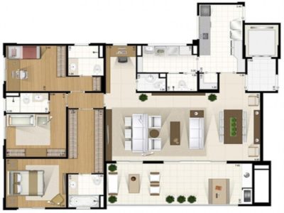 Apartamento, 3 quartos, 165 m² - Foto 4