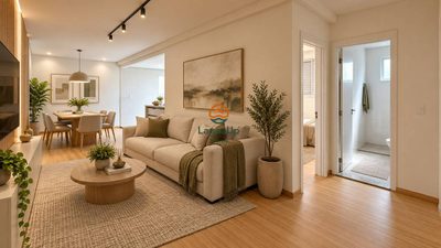 Apartamento, 2 quartos, 60 m² - Foto 1