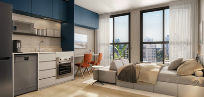 Apartamento, 1 quarto, 25 m² - Foto 3