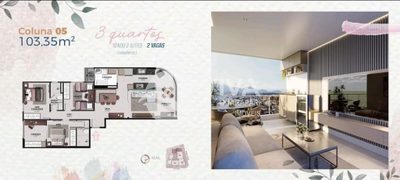 Apartamento, 3 quartos, 106 m² - Foto 3
