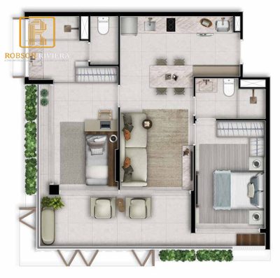 Apartamento, 2 quartos, 69 m² - Foto 4