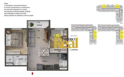 Apartamento, 2 quartos, 34 m² - Foto 3