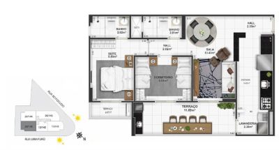 Apartamento, 2 quartos, 75 m² - Foto 4