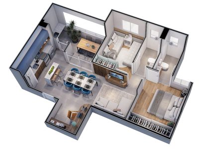 Apartamento, 2 quartos, 54 m² - Foto 5
