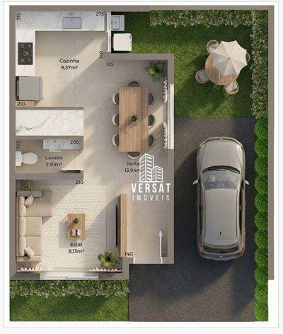 Sobrado, 3 quartos, 141 m² - Foto 3