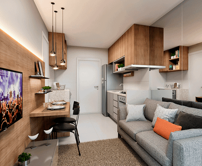 Apartamento, 1 quarto, 27 m² - Foto 2