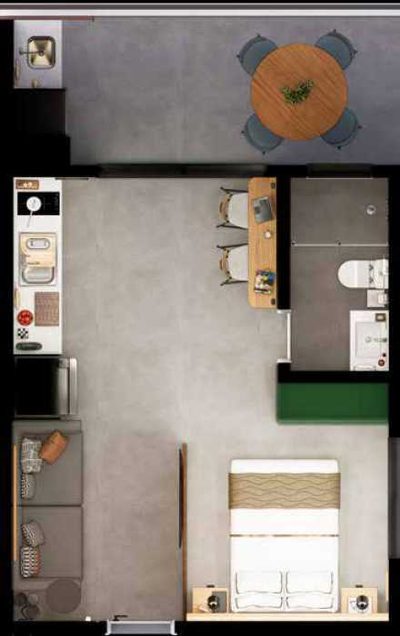 Loft, 40 m² - Foto 3