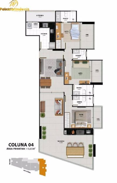 Apartamento, 118 m² - Foto 3