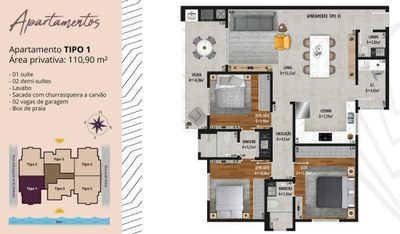 Apartamento, 2 quartos, 88 m² - Foto 4