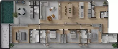 Apartamento, 4 quartos, 298 m² - Foto 2
