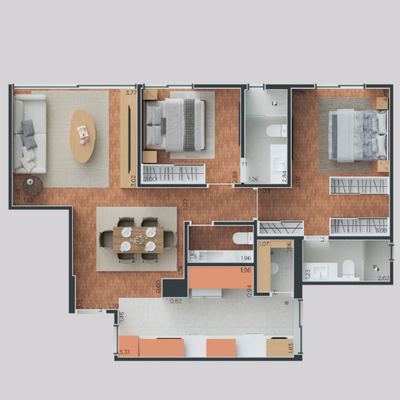 Apartamento, 2 quartos, 87 m² - Foto 5