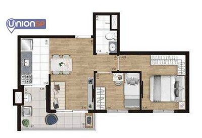 Apartamento, 3 quartos, 60 m² - Foto 3