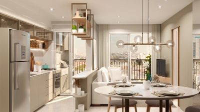 Apartamento, 1 quarto, 56 m² - Foto 2