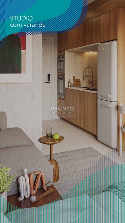 Apartamento, 1 quarto, 23 m² - Foto 2