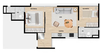 Apartamento, 1 quarto, 24 m² - Foto 5