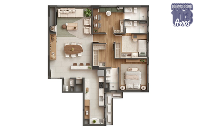 Apartamento, 3 quartos, 118 m² - Foto 4