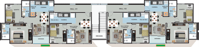Apartamento, 2 quartos, 54 m² - Foto 2