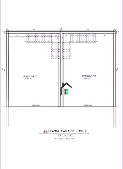 Loja-Salão, 150 m² - Foto 1