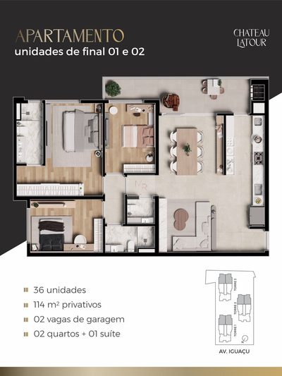 Apartamento, 3 quartos, 114 m² - Foto 3
