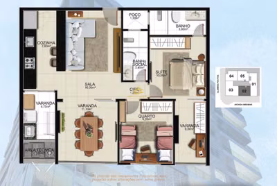 Apartamento, 3 quartos, 113 m² - Foto 5