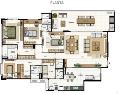 Apartamento, 3 quartos, 192 m² - Foto 5