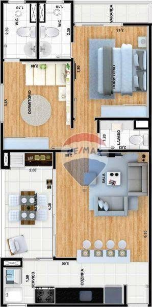 Apartamento, 2 quartos, 82 m² - Foto 5