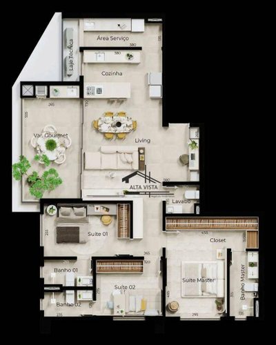 Apartamento, 3 quartos, 111 m² - Foto 4