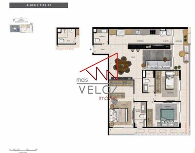 Apartamento, 3 quartos, 115 m² - Foto 1
