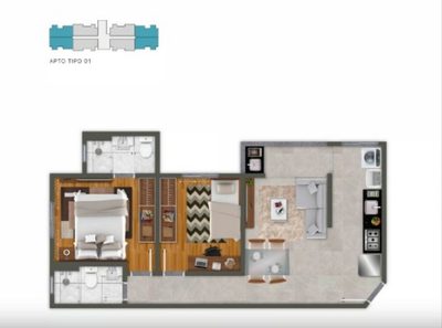 Apartamento, 2 quartos, 54 m² - Foto 4