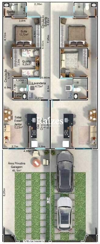 Casa, 2 quartos, 65 m² - Foto 4